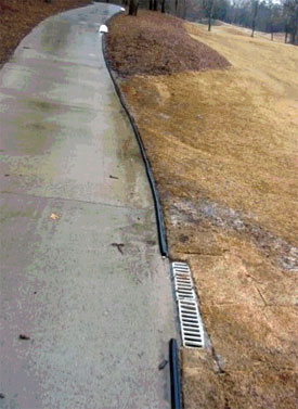 Drive-Over Rubber Curbing