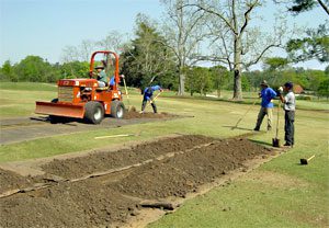 Turf Drain Tarp System